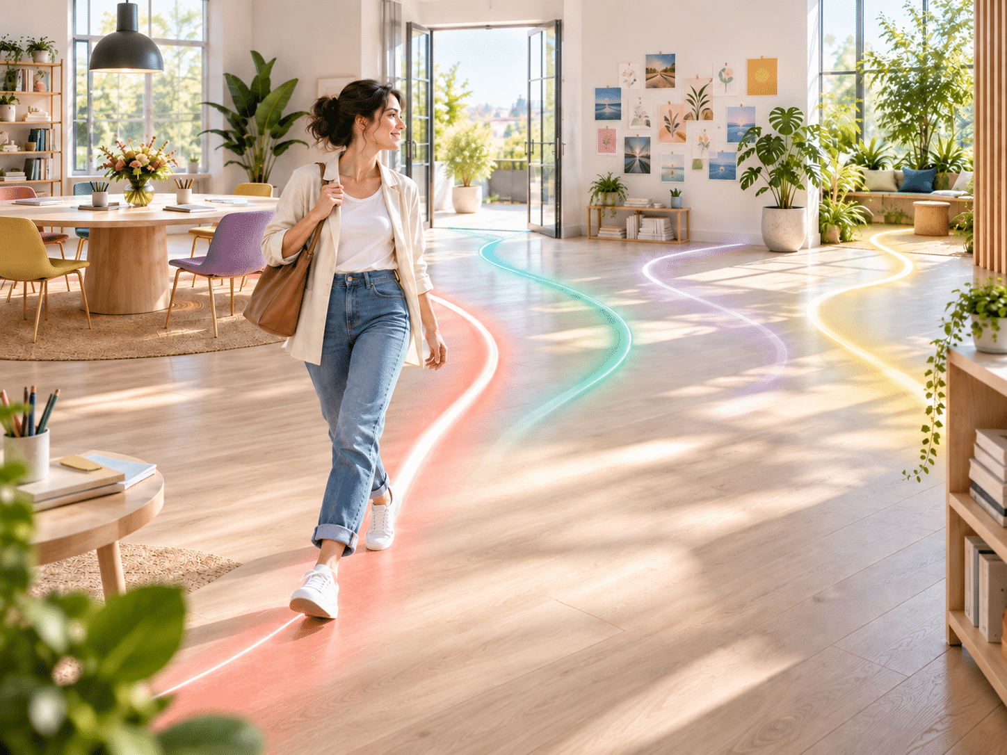 Un espace lumineux pour apprendre et pratiquer l’intuition ensemble